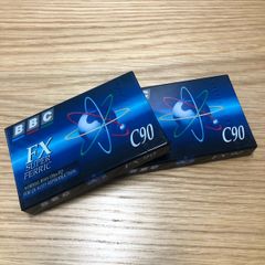 Two BBC branded C90 cassette tapes (mint)