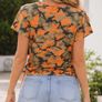 Women's Neon Camo Blouse Image 2