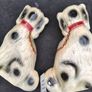 2 x Vintage Chalkware Dogs Image 4
