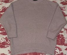Mango lilac wool blend sweater