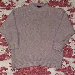 Mango lilac wool blend sweater