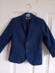 Boys navy jacket 2-3 yrs