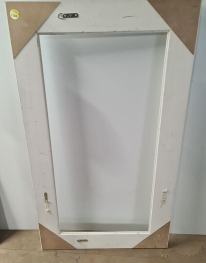 Large White Ornate Picture  Mirror Frame Only 148cm x 87cm Storage Clearance
