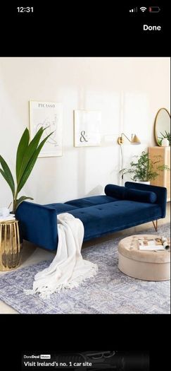 sofa bed velvet