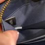 Coach Navy Leather Accordian Zip Wallet Image 8