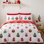 Catherine Lansfield Christmas Robins Christmas Duvet Set - King Size Reversible Image 4