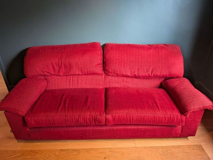 Red 3 Seater Couch