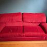 Red 3 Seater Couch Image 2