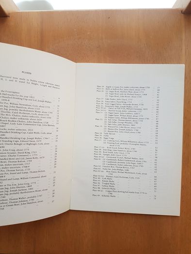 Irish Silver - A guide to the exhibition by John Teahan- Published Dublin 1979