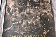 Metal Gear Solid Snake Eater Jake Kontou Gold Varnish Variant Screen Print (Signed)