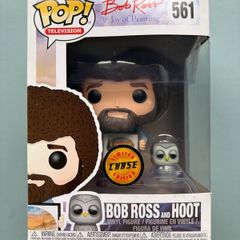 Funko Pop - Bob Ross with Hoot Chase 561 - Painting Television - Vinyl Action Figure