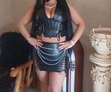 leather 3 piece outfit