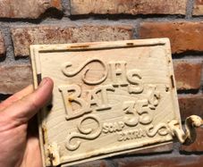 Cast iron wall hanger