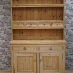 Irish Vintage Solid Pine Welsh Dresser