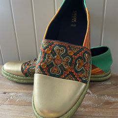 Women's balet flats Geox Respira boho vibe Modesty Espadrilles size 5