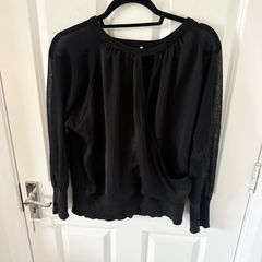 DKNY Black Sweater L