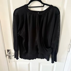 DKNY Black Sweater L