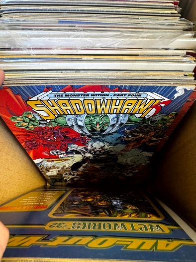 Image & Top Cow Long Comic Box w 320 comics for Sale