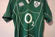 Ireland Rugby Jersey. Grand Slam Winning Jersey 2009. Official Canterbury Home Jersey. Authentic Original From 2009. Not A Modern Day Remake.