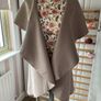cape Bnwt waterfall shawl gilet onesize mink shade gallery Bnwt Image 2