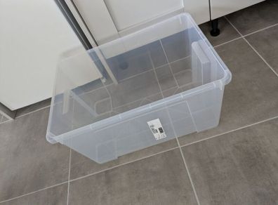 Two large storage boxes