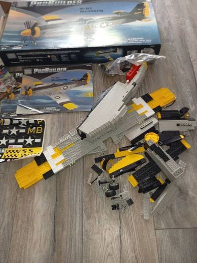 Mega Bloks ProBuilder P-51 Mustang (Set 9772) - Rare Vintage / Lego