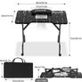 Manicure Table Portable  with Built-In Nail Vacuum Image 2