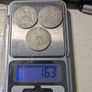 3 x Silver Shillings Image 2