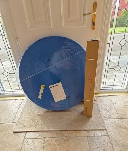 Childrens blue Ikea table