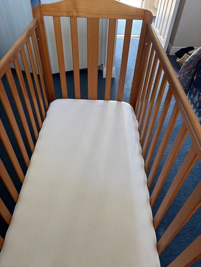 Full size cot with mattress