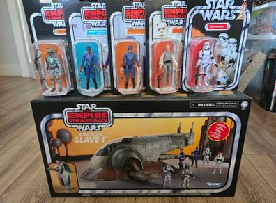 vintage collection Boba Fett Slave one + figures