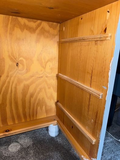 Solid Wood 3 Drawer Bedside Locker