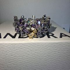 Pandora Bridgerton herbarium bee ring size 56