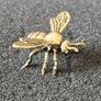 3 brass Insects, Solid brass. Image 4