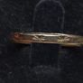Vintage 14ct Gold Patterned Band Ring Size 52.5 Professionally Tested 1.14g Image 6