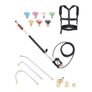 Pressure Washer Telescoping Wand, 24 ft, 4000 psi, Telescopic Spray Wand with Power Washer Extension Wands, Gutter Cleaner, Pivoting Coupler, 7 Spray Nozzle Tips and Adjustable Support Harness Image 2