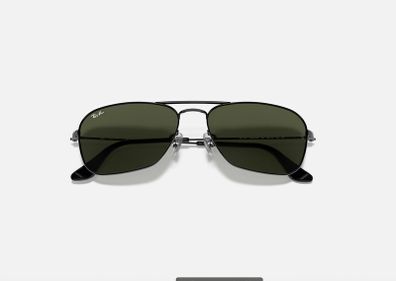 Rayban Caravan Gunmetal Black Sunglasses