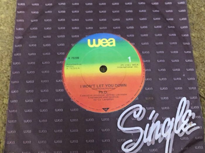 Ph.D - I Won't Let You Down (1982) Irish 7"