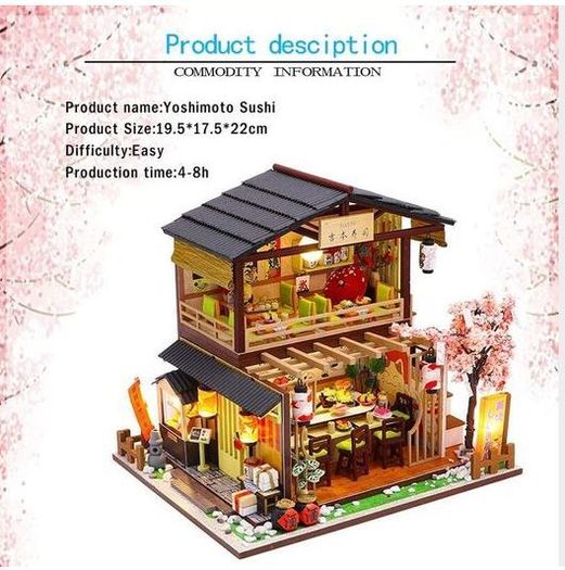 3D Wooden Dollhouse Toy Children's Birthday Gift