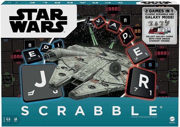 Brand New Mattel Scrabble Star Wars Edition Board Game