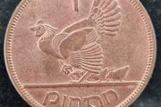 Ireland 1962 Excellent Unc 1d Penny coin