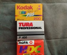 Old 35mm camera film