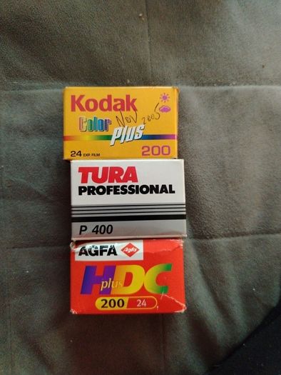 Old 35mm camera film