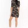 NASTY GAL In That Chain of Mind Puff Sleeve Mini Dress Size 16! Image 3