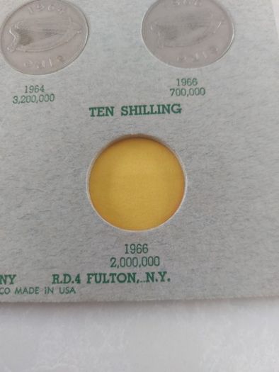 irish coin folder included mule halfcrown