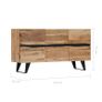 Sideboard 150x40x79 cm Solid Acacia Wood Image 8