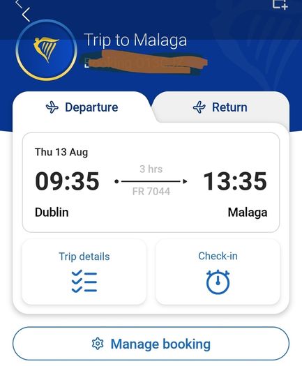 2 x Return flights to Malaga | August 2026