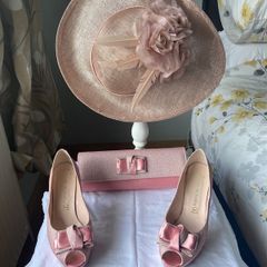 Wedding Hat, shoes and bag