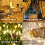 Curtain Fairy Lights,300 Led Curtain Lights Waterproof Warm White Fairy Lights USB Powered Outdoor String Lights 3m x 3m with Remote for Indoor Bedroom Christmas Party Wedding Patio Decoraions Image 6