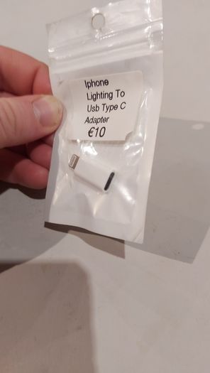 Iphone Lighting To Usb Type C Adapter